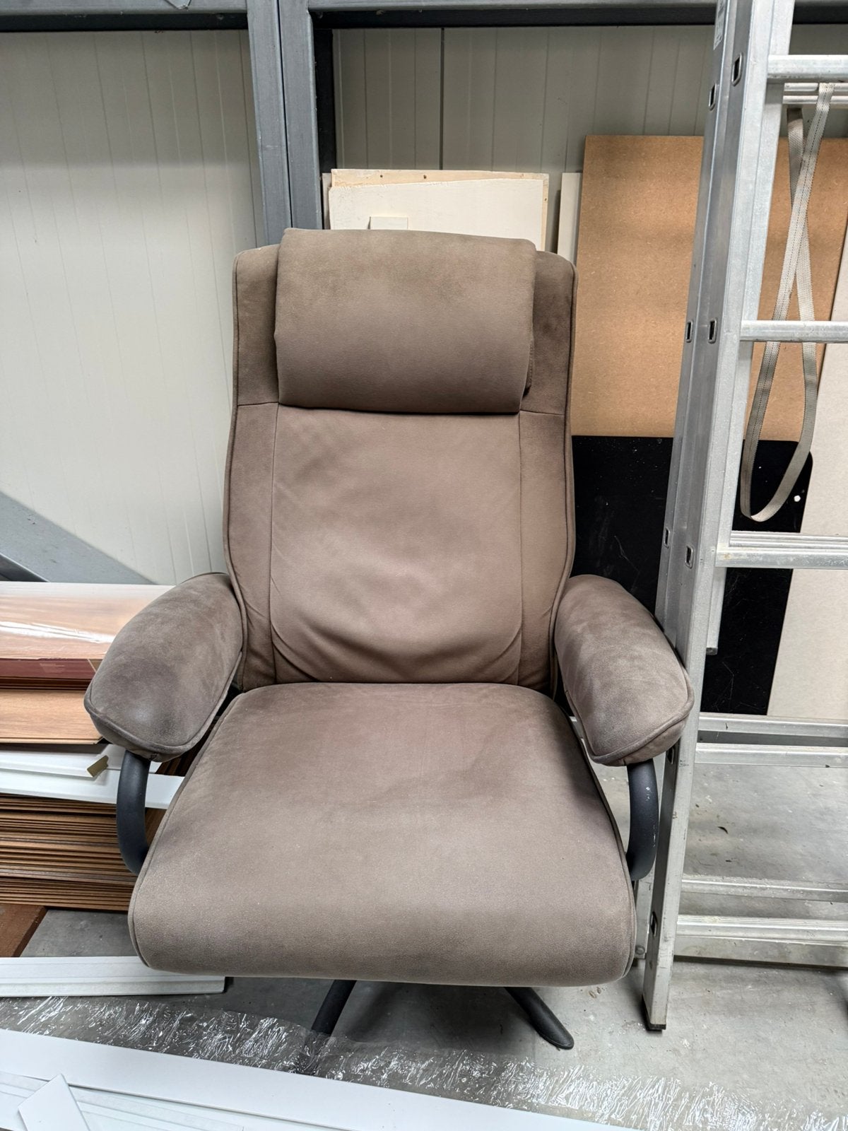 Stoel draai fauteuil Leenbakker, Huis en Inrichting, Ophalen, Gebruikt, 50 tot 75 cm