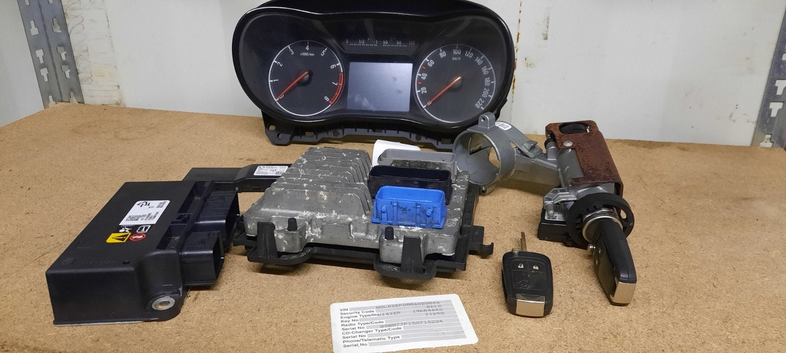 motormanagement Ecu opel corsa E Adam computerset, Ophalen of Verzenden, Opel