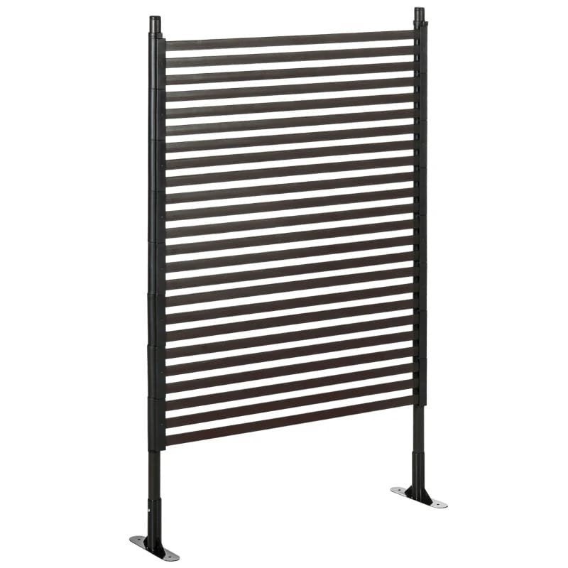 Tuinscherm schutting schaduw Privacyscherm - Bruin, 150x93cm, Kunststof, 1 tot 2 meter, Minder dan 3 meter, Nieuw