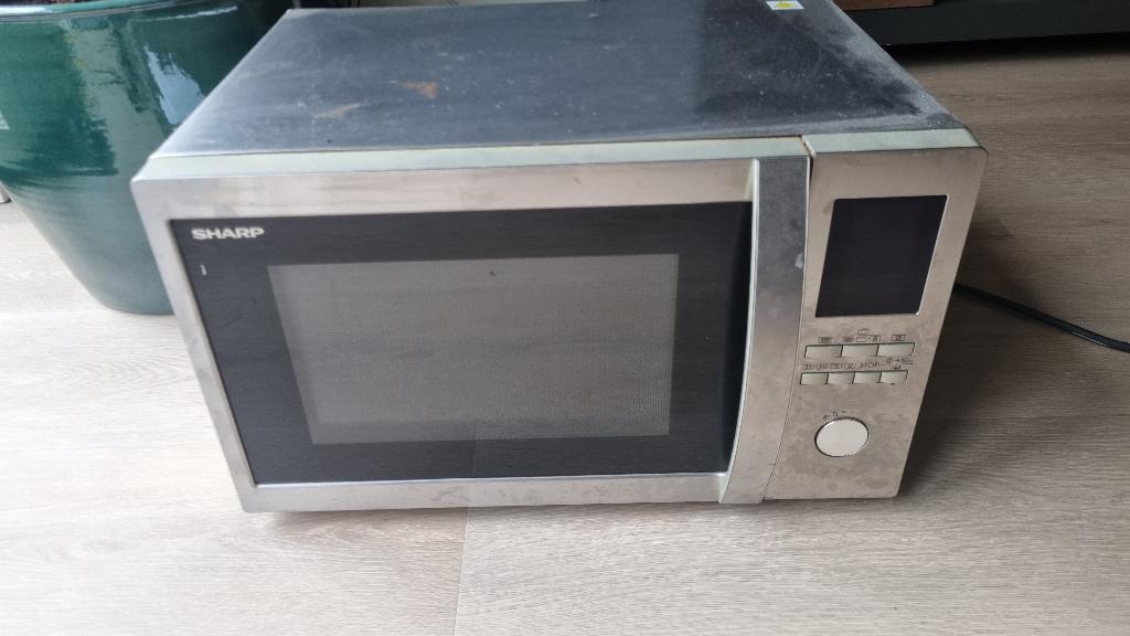 Sharp combi magnetron, Ophalen, Combimagnetron, Gebruikt, Draaiplateau