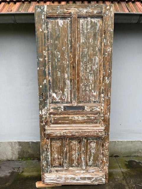 Monumentale voordeur, Doe-het-zelf en Verbouw, Ophalen, Gebruikt, 80 tot 100 cm, 215 cm of meer