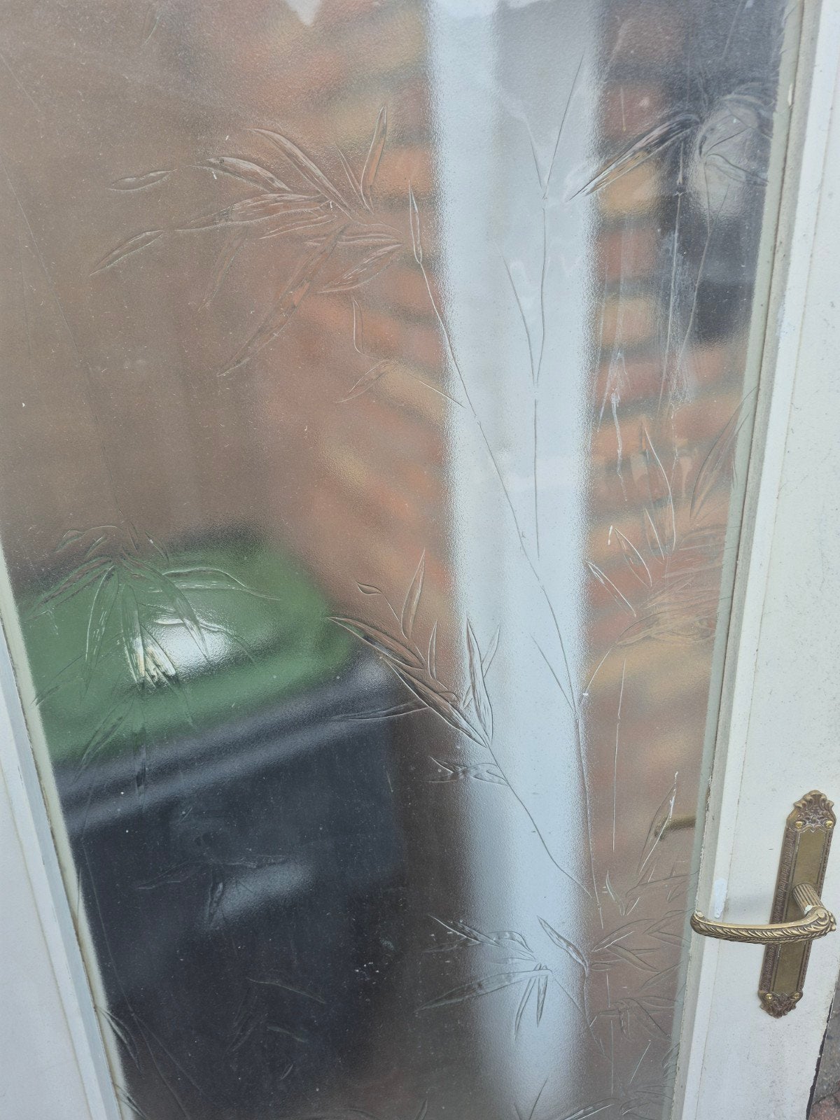 binnendeur met mooi glas, Doe-het-zelf en Verbouw, Ophalen, Gebruikt, Binnendeur, Glas