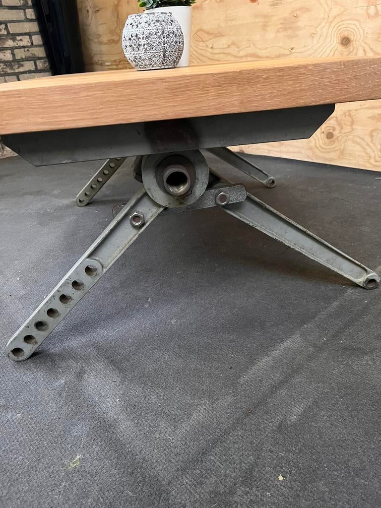 Retro salontafel (90 x 50 cm), Ophalen, 100 tot 150 cm, Xx, Eikenhout