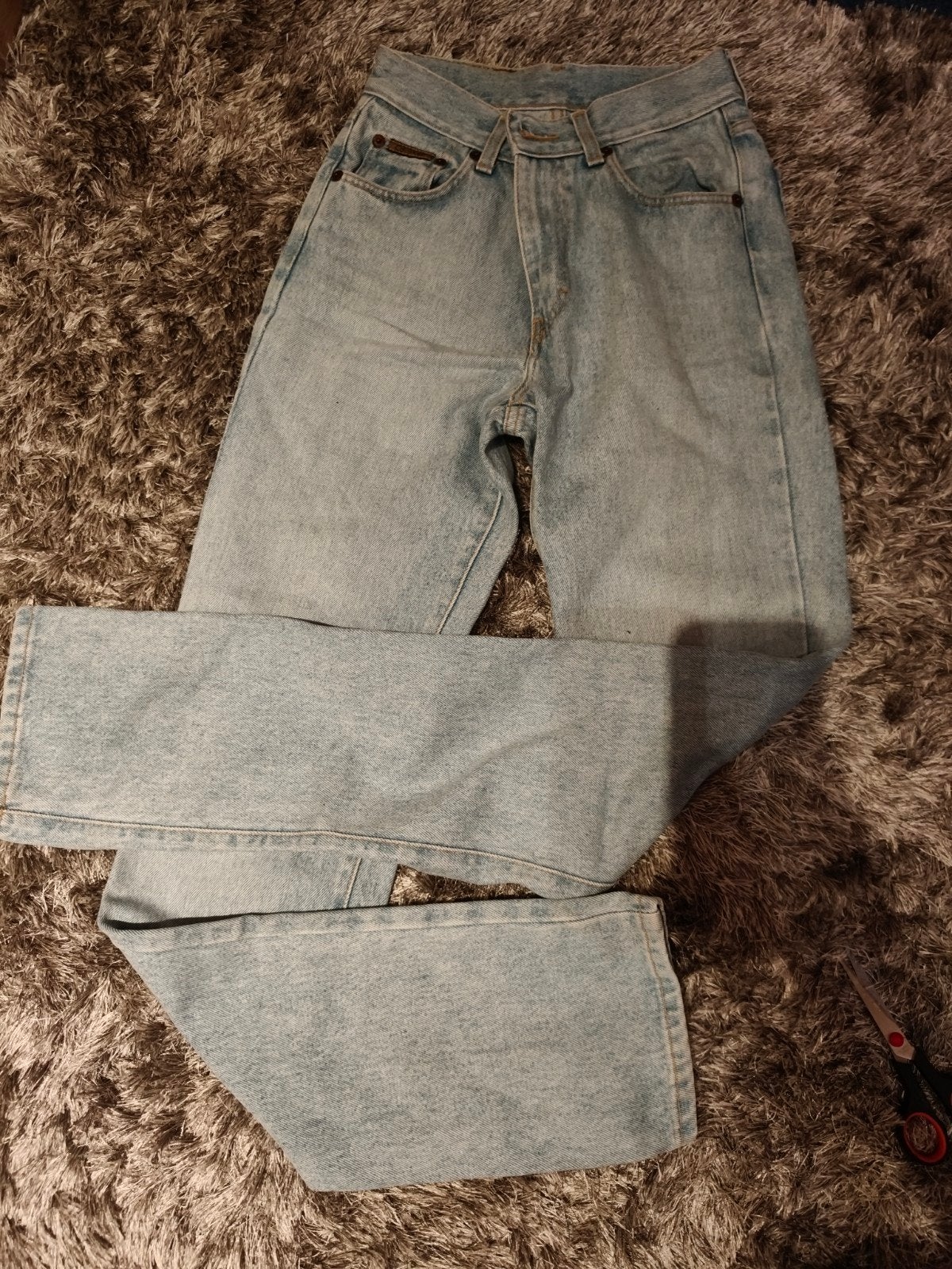 Calvin klein spijkerbroek S, Blauw, Ophalen of Verzenden, Zo goed als nieuw, Lang