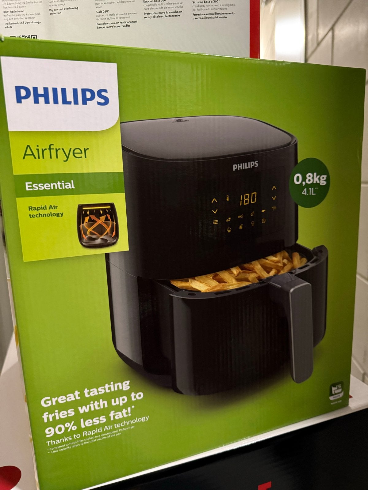 Philips Airfryer Essential, Witgoed en Apparatuur, Airfryers, Gebruikt, Airfryer, Minder dan 750 gram, Ophalen