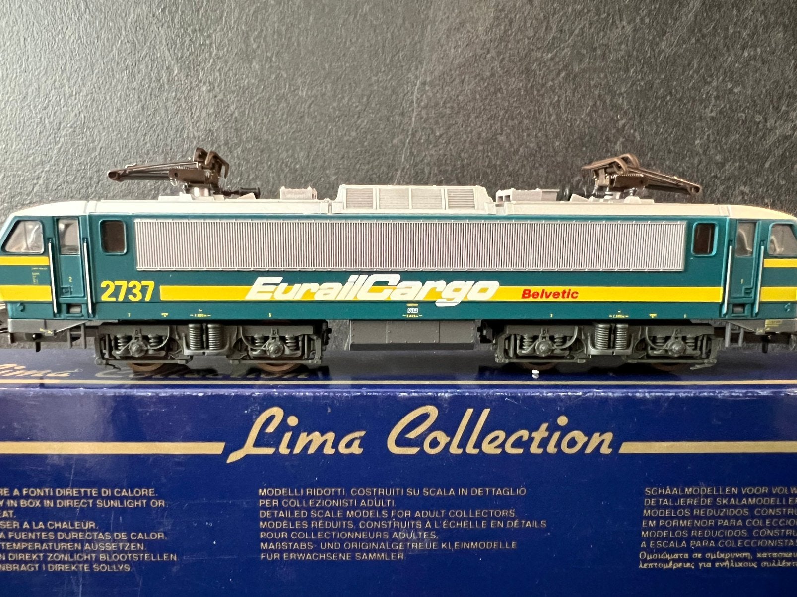 Jocadis Lima SNCB NMBS HLE 27 2737 eurail cargo Belvetic, Ophalen of Verzenden, Zo goed als nieuw, Lima, Gelijkstroom