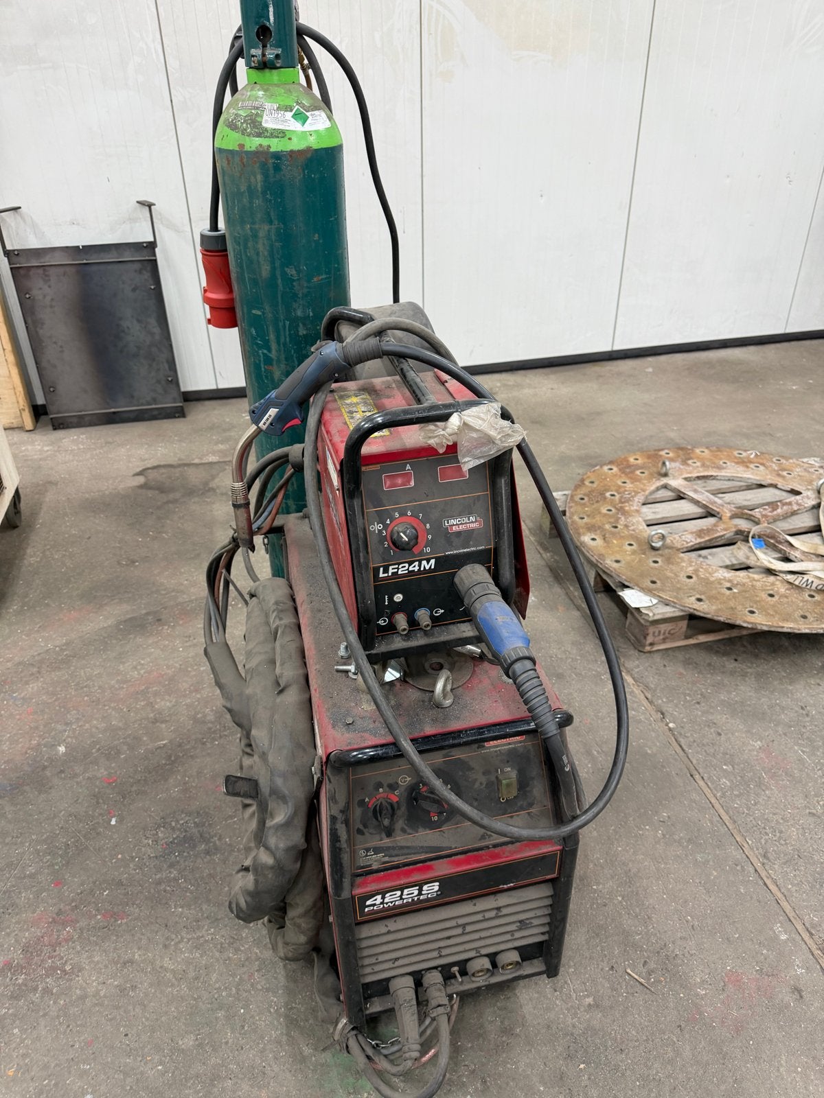 Lincoln Electric Powertec 425S Lasapparaat, Ophalen, Gebruikt, 250 ampère of meer, Overige typen