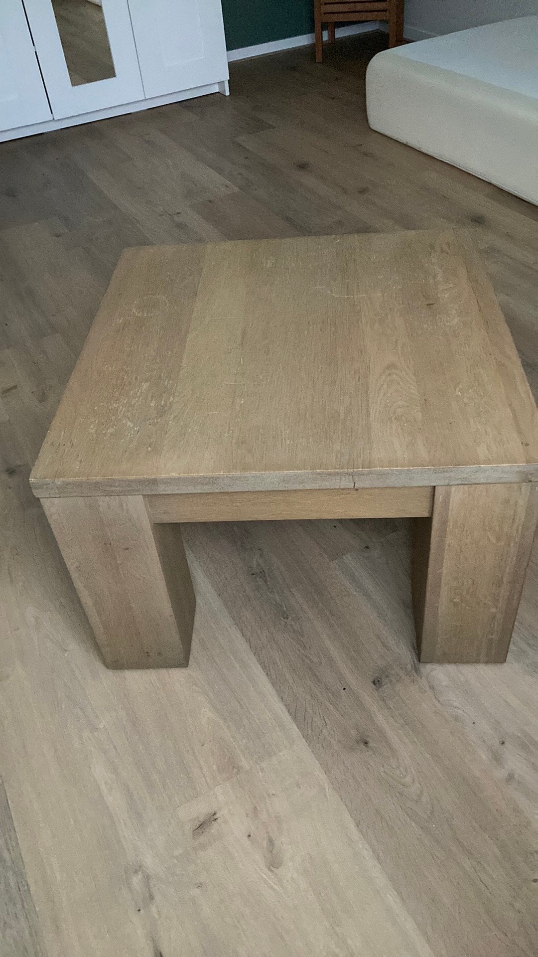 Salontafels, Huis en Inrichting, Tafels | Salontafels, Ophalen, Gebruikt, 50 tot 100 cm, Eikenhout