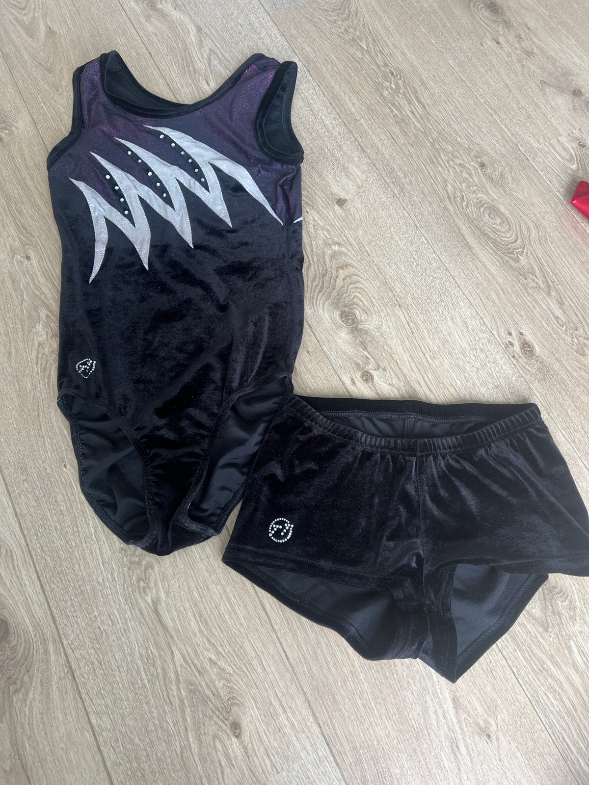 Turnpakje met broekje- Maat S, Zwart, Ophalen of Verzenden, Fitness of Aerobics, Maat 36 (S)