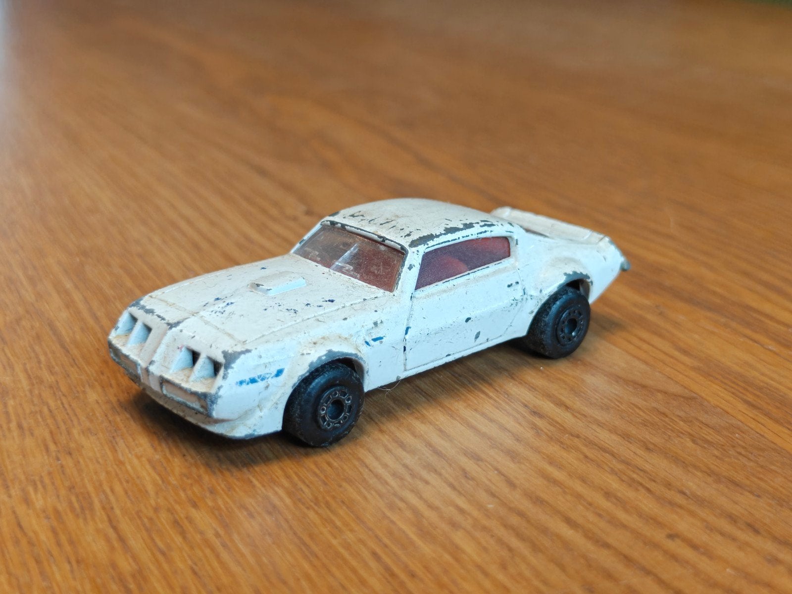 Matchbox Pontiac Firebird WIT, Ophalen of Verzenden, Zo goed als nieuw, Auto