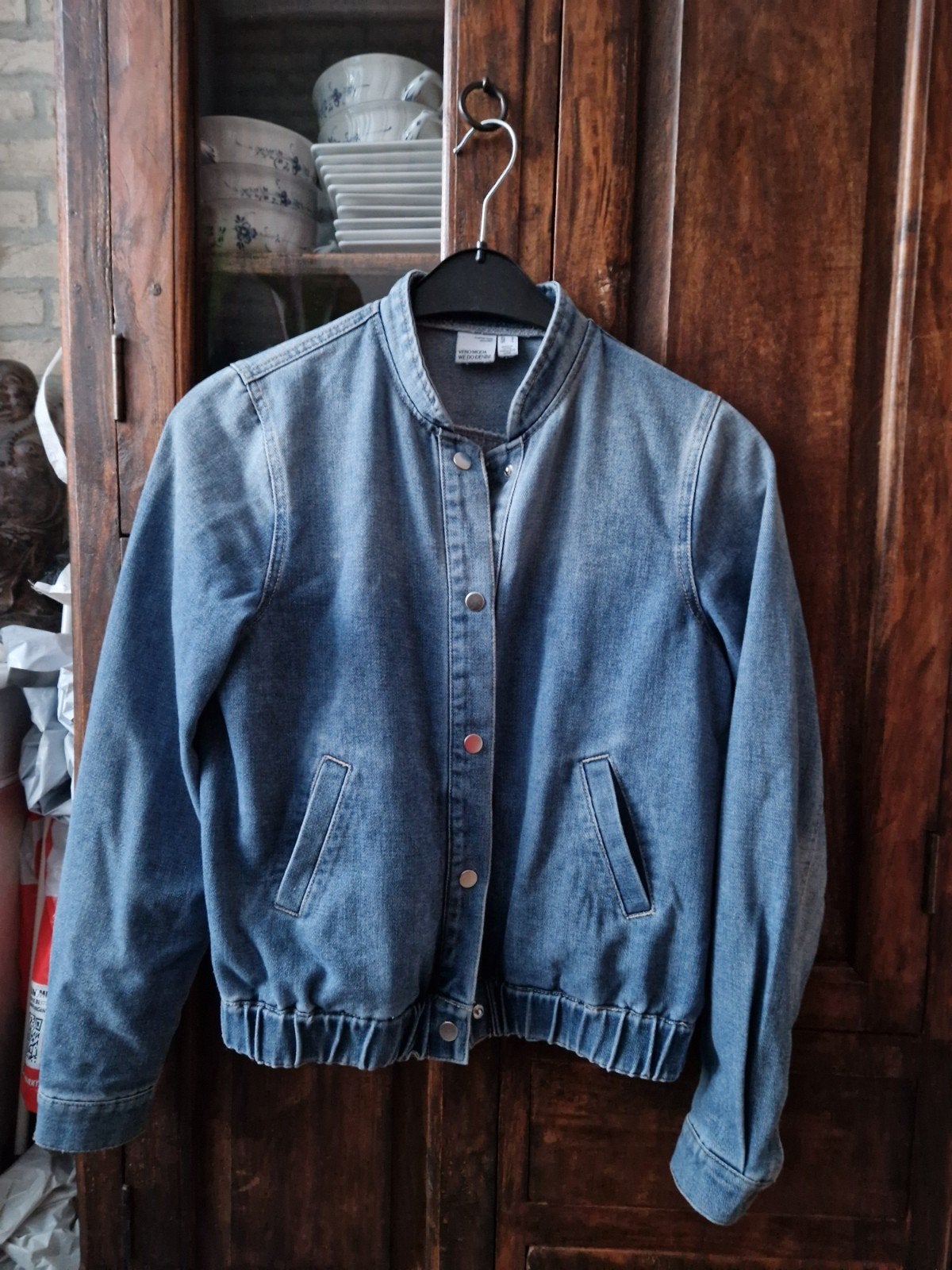 Denim bomberjack maat S, Kleding | Dames, Only, Blauw, Nieuw, Ophalen of Verzenden