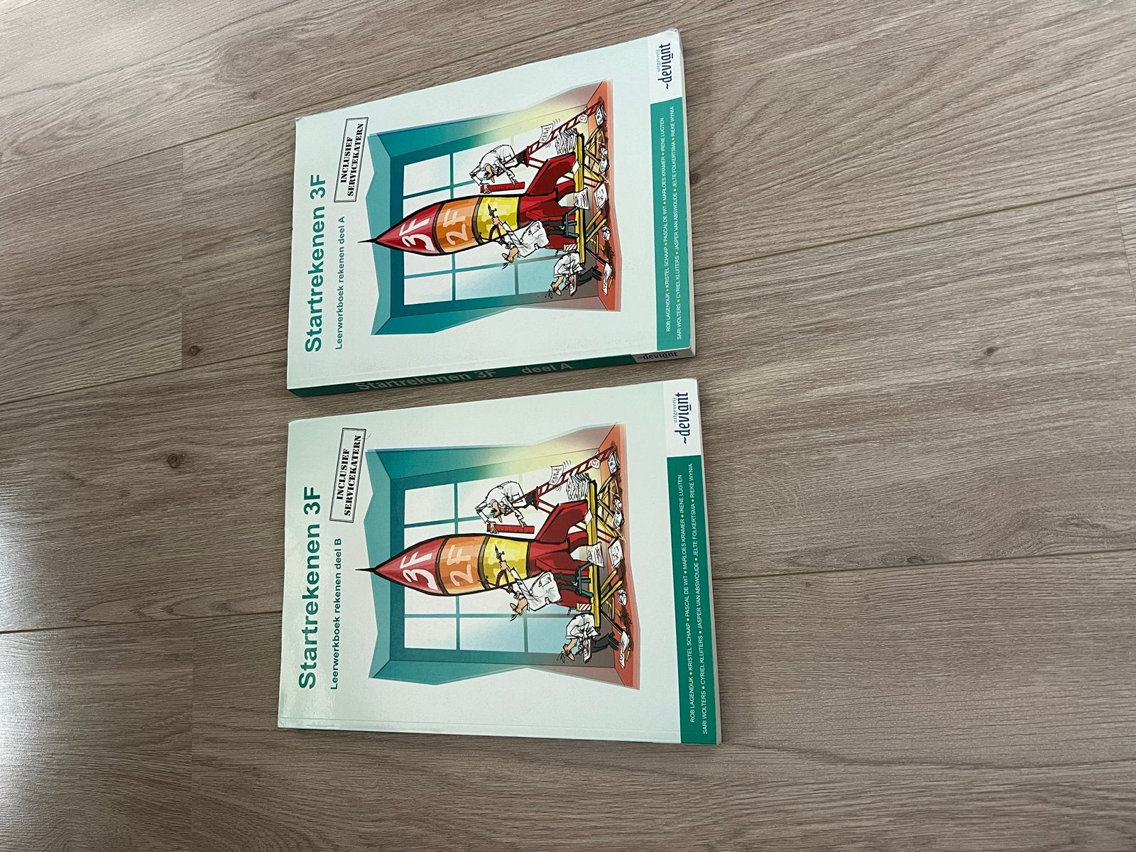 Startrekenen 3F Leerwerkboek deel A en B, Boeken, Schoolboeken, Ophalen of Verzenden, Zo goed als nieuw, Overige niveaus, Overige vakken