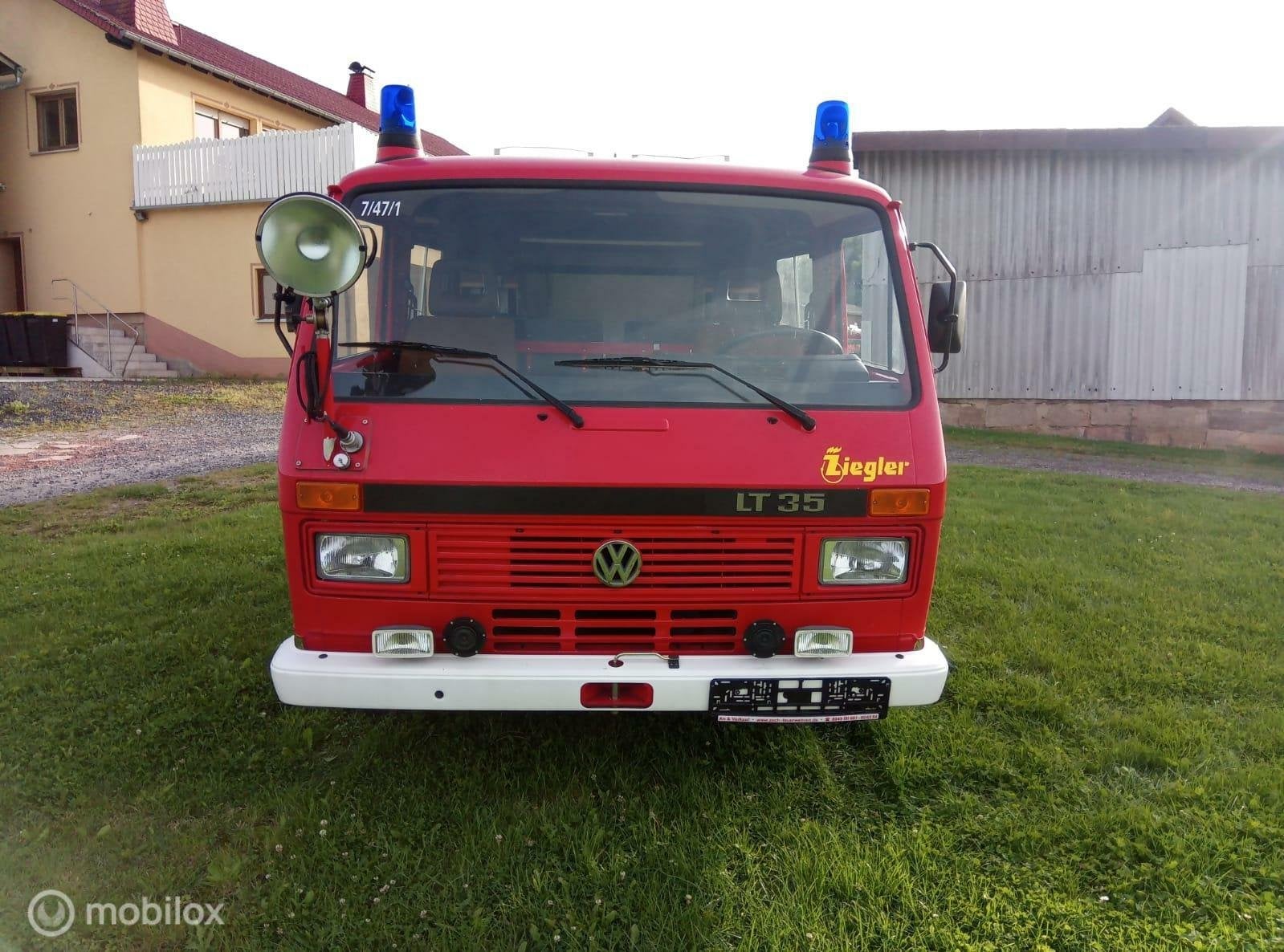 Volkswagen LT 35 7100 km Diesel 1991 Brandweer Camper, Achterwielaandrijving, Gebruikt, Overige modellen, Overige carrosserieën