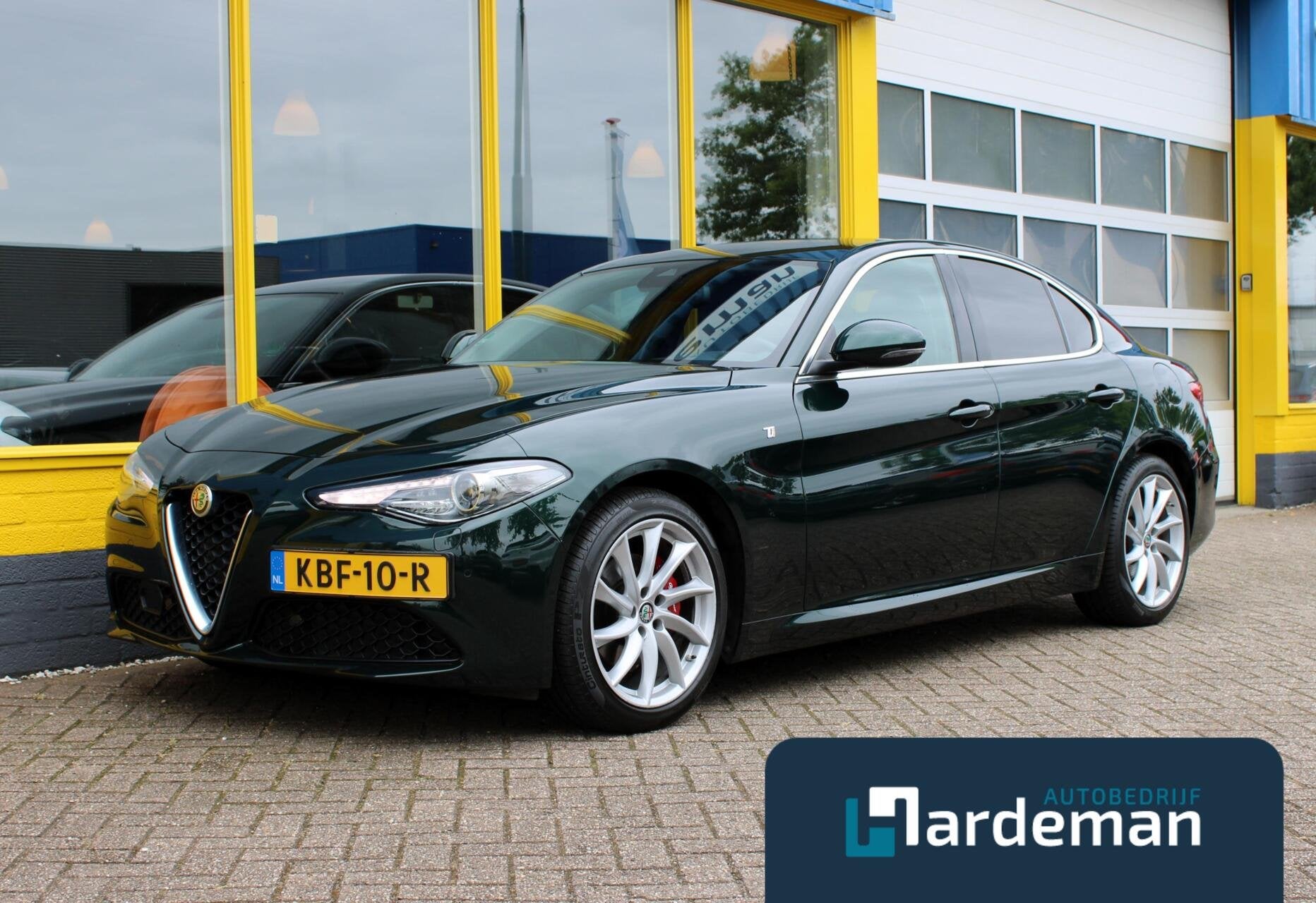 Alfa Romeo Giulia 2.0T TI Verde Visconti Driver Assist., Auto's, Automaat, 745 kg, Achterwielaandrijving, 4 cilinders