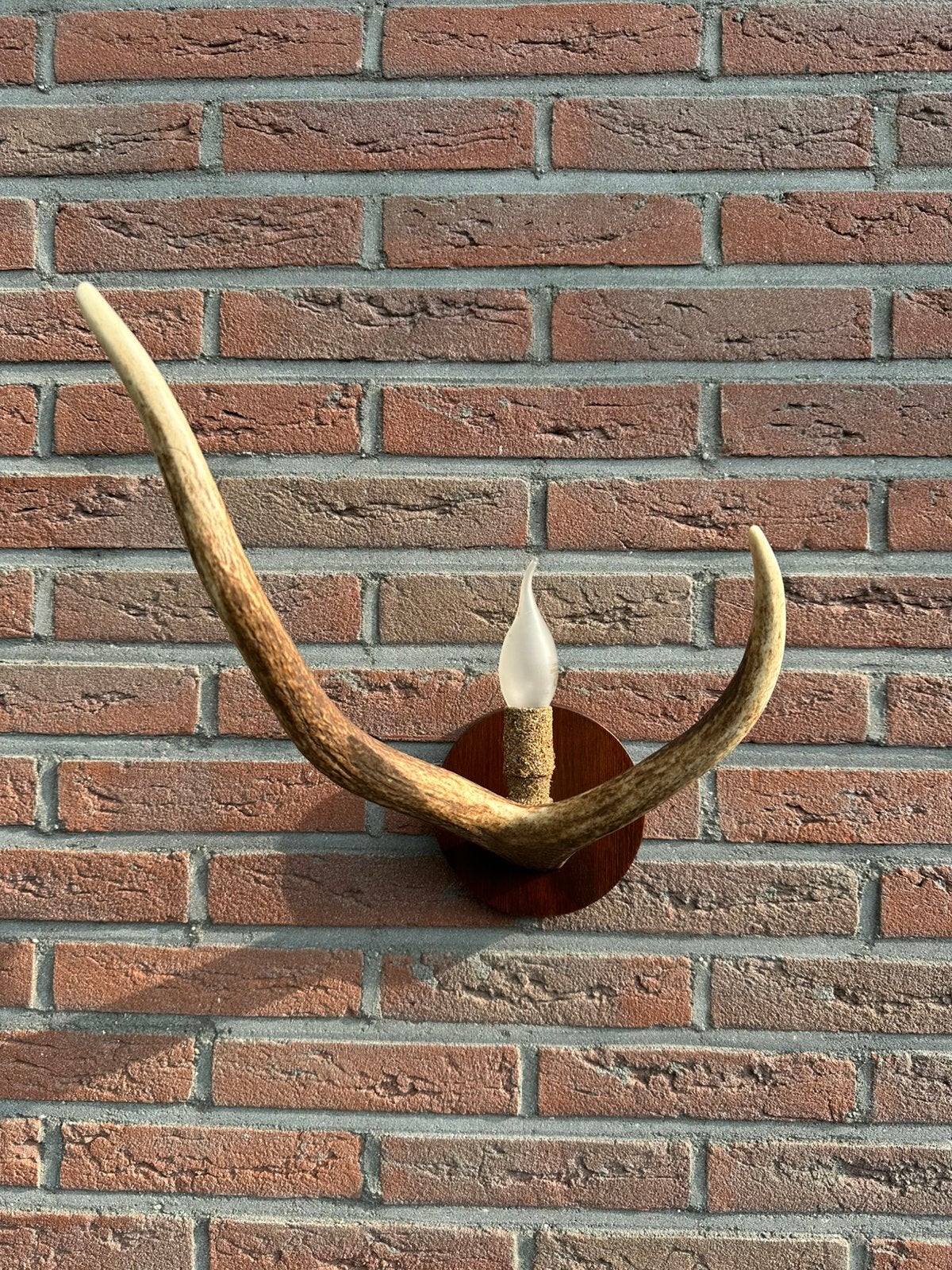 Geweien geweienlamp jacht Veluwe geweien edelhert wandlamp., Huis en Inrichting, Lampen | Wandlampen, Ophalen of Verzenden, Nieuw