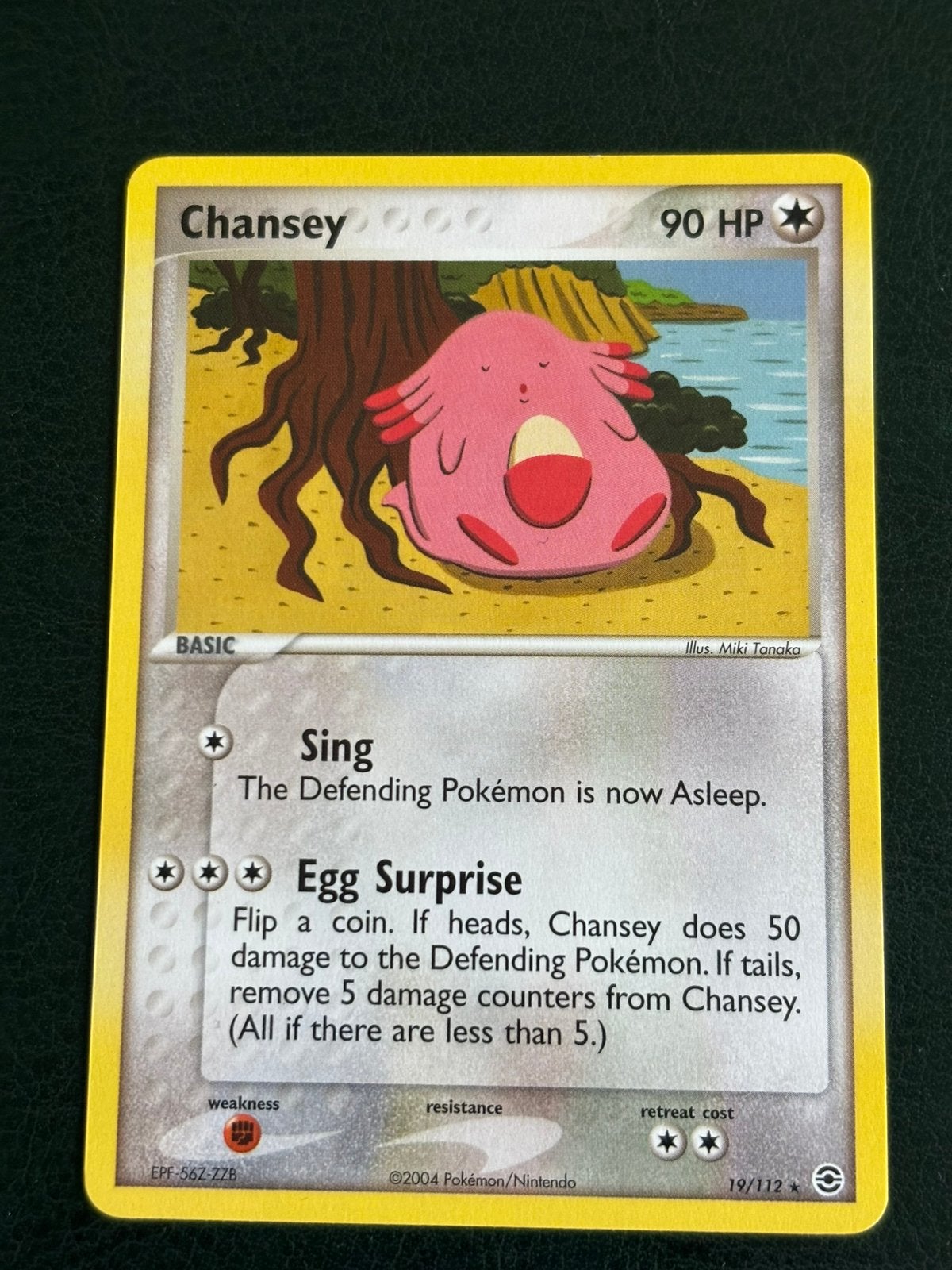Chansey #19 Pokemon Fire Red & Leaf Green, Hobby en Vrije tijd, Ophalen of Verzenden, Zo goed als nieuw