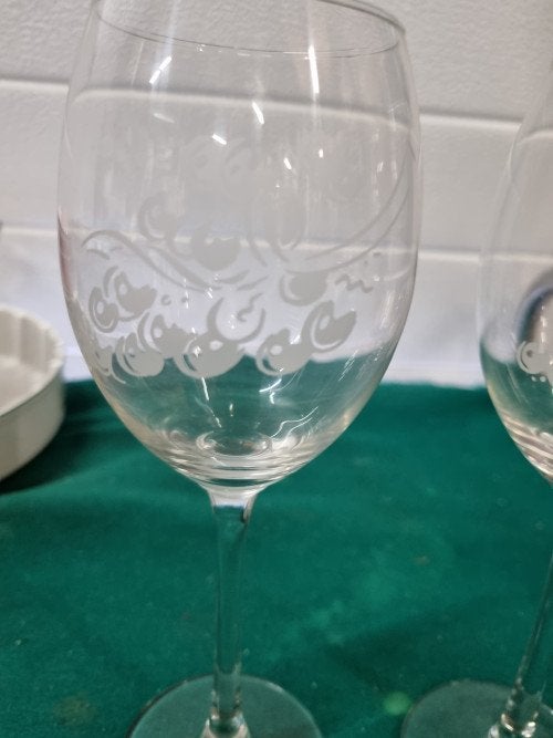 wijnglazen met druiven afbeelding, Ophalen of Verzenden, 'T Olde Gre-j, Info@toldegrej.nl, Endepoelstraat 20f Didam