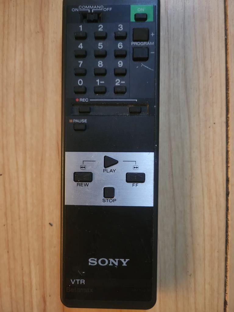 Sony Betamax VTR afstandsbediening, Audio, Tv en Foto, Videospelers, Ophalen of Verzenden