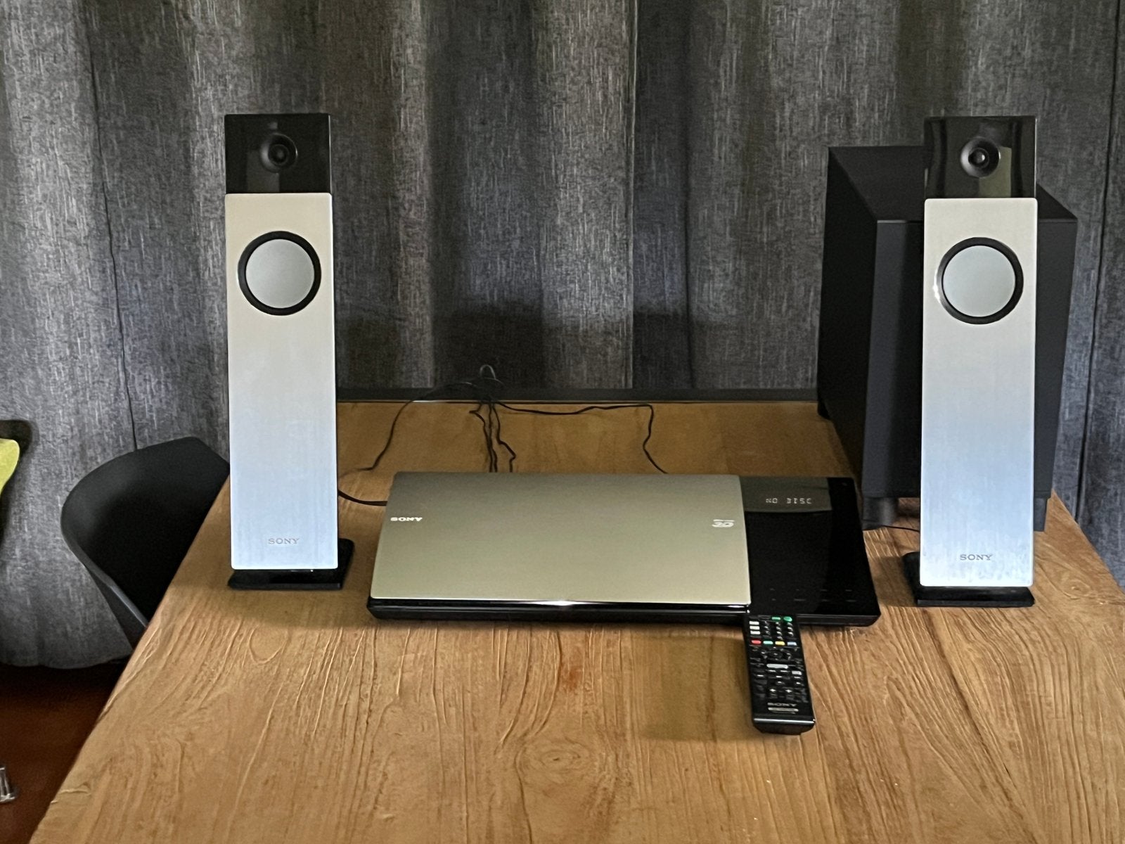Sony Home Cinema systeem (3D Blu-ray) met originele speakers, Ophalen, 2.1-systeem, Blu-ray-speler, 70 watt of meer