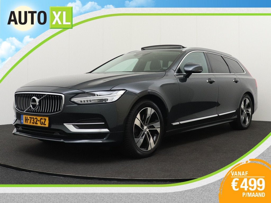 Volvo V90 2.0 191 PK T4 Inscription Plus Pano-dak Head-Up Di, 15 km/l, 1969 cc, 1616 kg, 93 €/maand