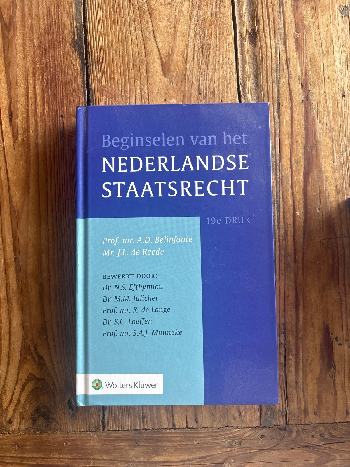 Beginselen van het Nederlandse Staatsrecht - 19e druk, Ophalen of Verzenden, Gamma, Gelezen, WO