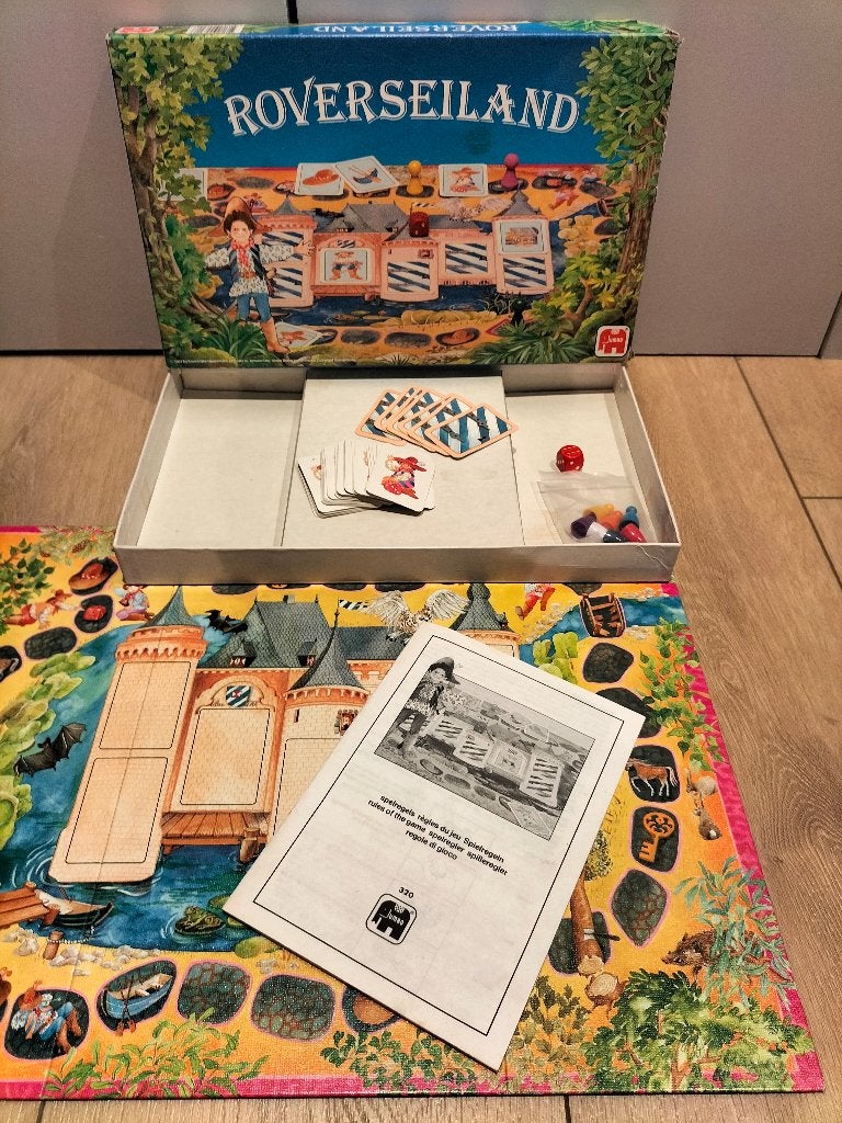 Roverseiland - spel van Jumbo - 1987, Een of twee spelers, Ophalen of Verzenden, Gebruikt, Jumbo