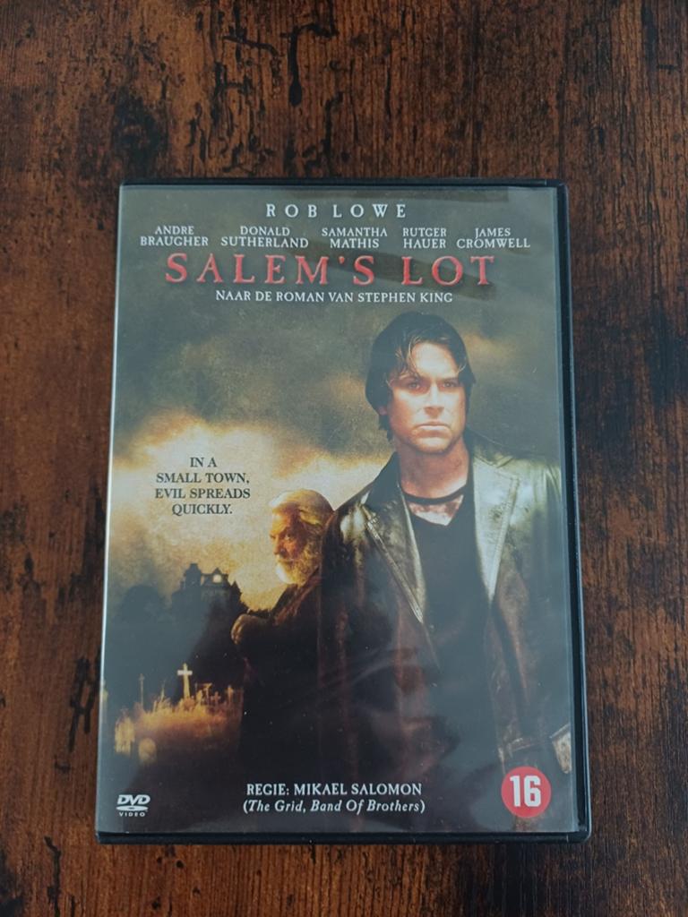Salem's Lot DVD - Stephen King horrorfilm, Vanaf 16 jaar, Ophalen of Verzenden, Gebruikt, Bovennatuurlijke thriller