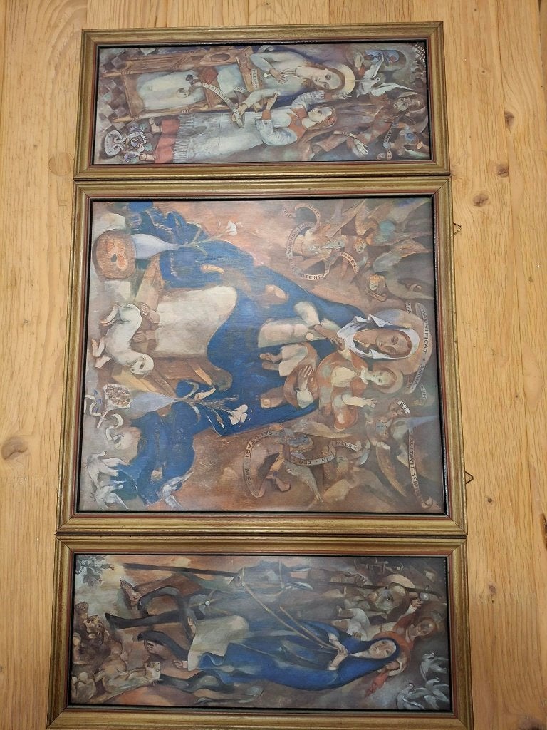 3-luik religieuze scenes, Ophalen