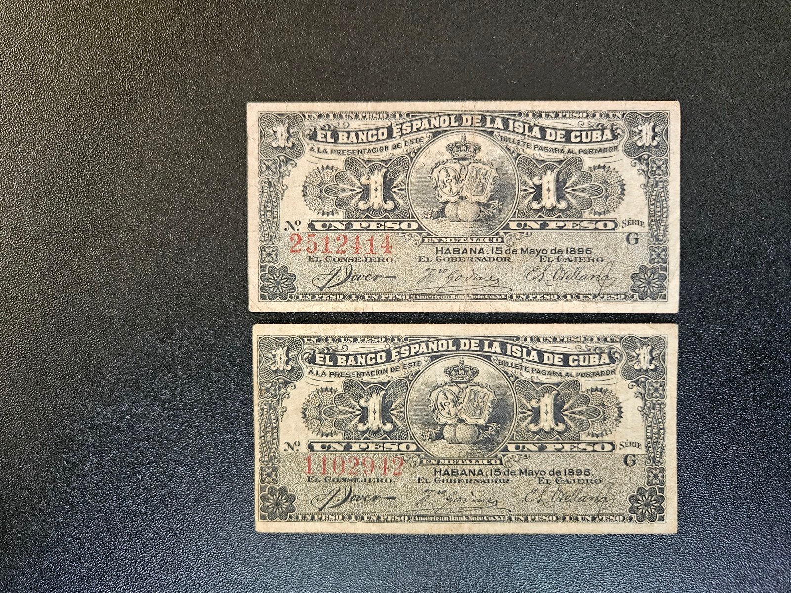 Cuba pick 47a 1896 per stuk, Postzegels en Munten, Bankbiljetten | Amerika, Ophalen of Verzenden, Midden-Amerika, Los biljet