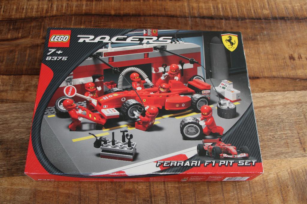 LEGO Racers, Ferrari F1 Pit Set, nr. 8375. Nieuw, Lego, Nieuw, Ophalen of Verzenden, Racers