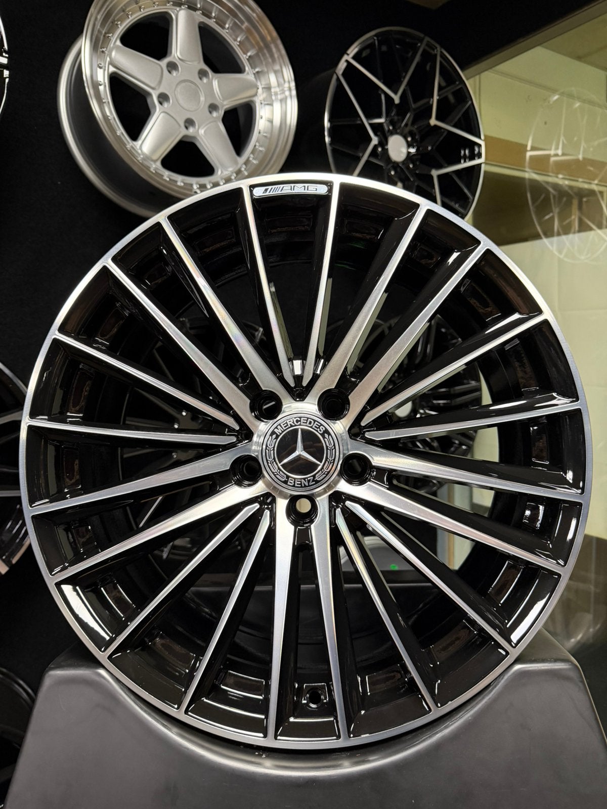 19 inch velgen voor Mercedes AMG look 5x112 A B C CLA KLASSE, Auto-onderdelen, 19 inch, Velg(en), Nieuw, Ophalen of Verzenden