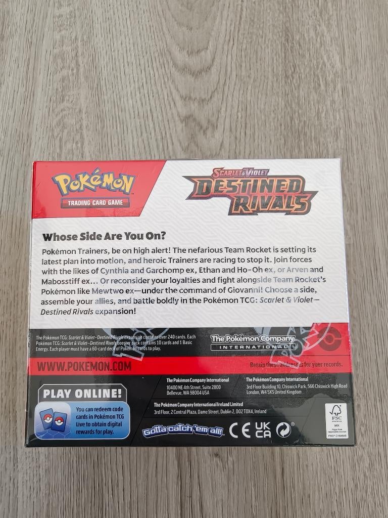 Pokemon destined rivals, Hobby en Vrije tijd, Verzamelkaartspellen | Pokémon, Ophalen of Verzenden, Nieuw, Boosterbox