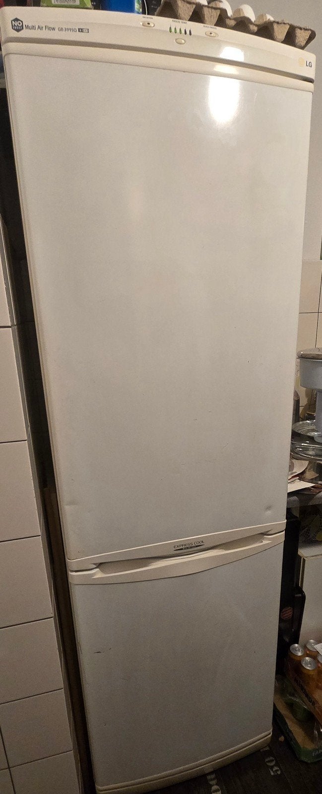 koelkast met vriesvak, Witgoed en Apparatuur, Ophalen, Gebruikt, 200 liter of meer, 160 cm of meer