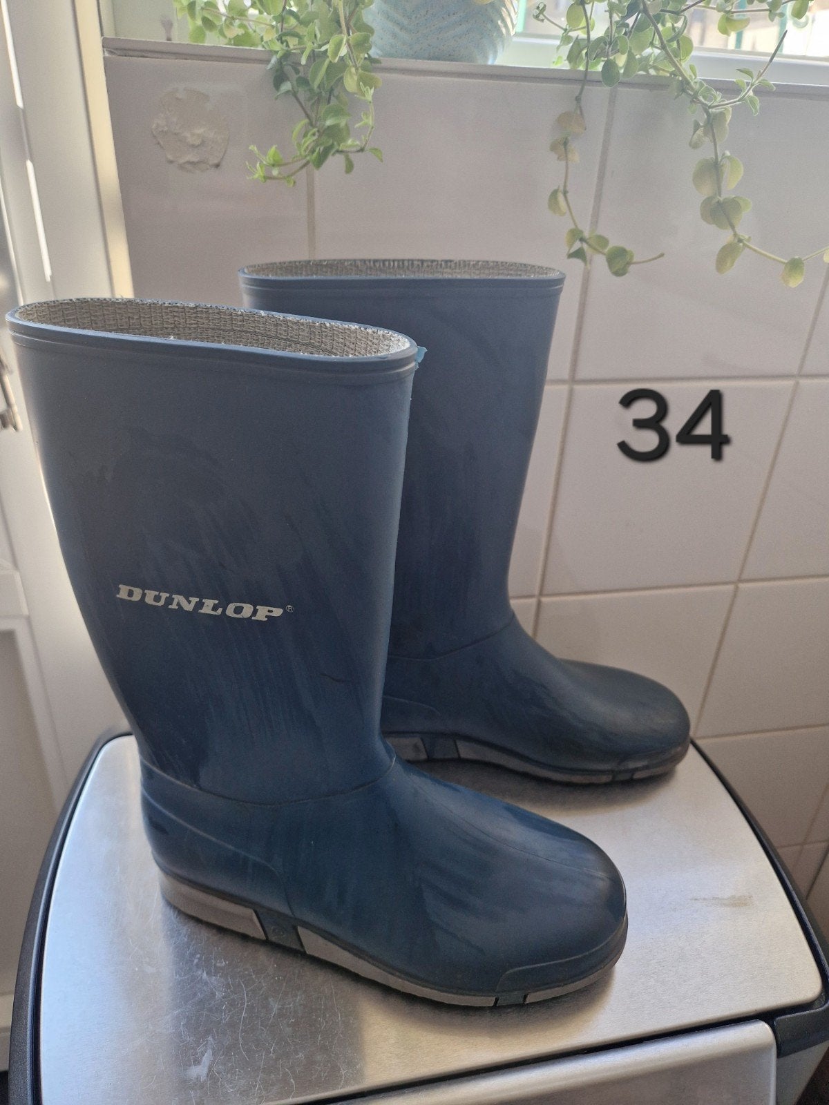 regenlaarzen dunlop maat 34, Kinderen en Baby's, Ophalen of Verzenden, Jongen, Dunlop, Laarzen