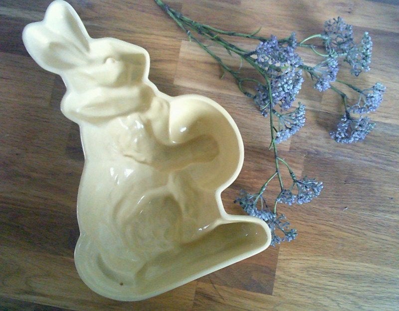 VINTAGE haas konijn puddingvorm decoratie keuken, Antiek en Kunst, Ophalen of Verzenden
