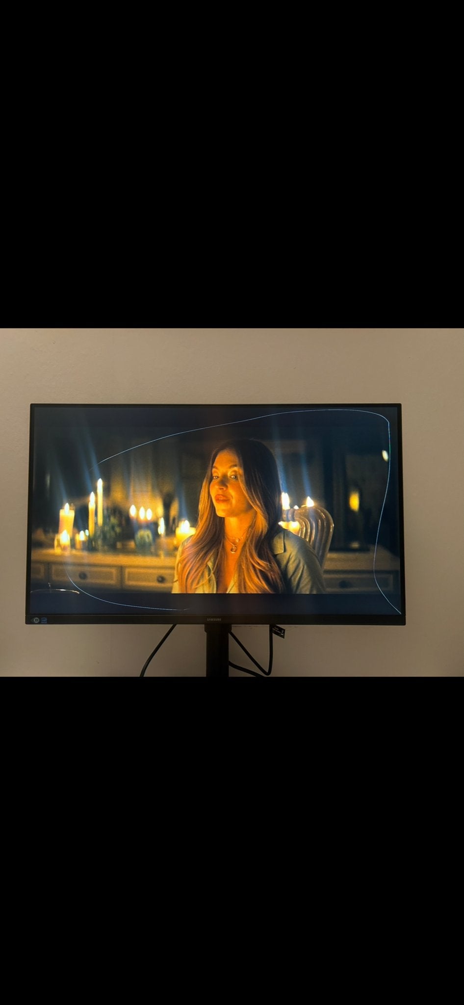 Samsung Essential Monitor S4 27” - Kras op scherm, Ophalen of Verzenden, Gebruikt