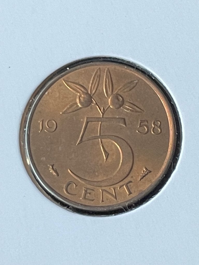 5 cent 1958 FDC, Verzenden, Koningin Juliana, 5 cent