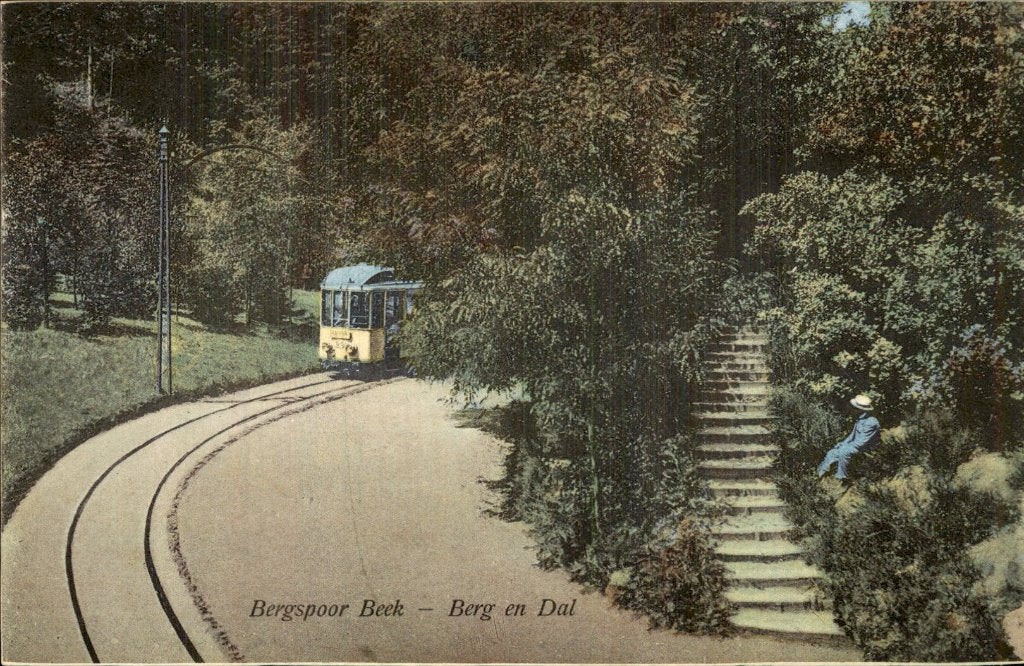 Berg en Dal - Bergspoor - Beek, Ophalen of Verzenden, Voor 1920, Ongelopen, Gelderland