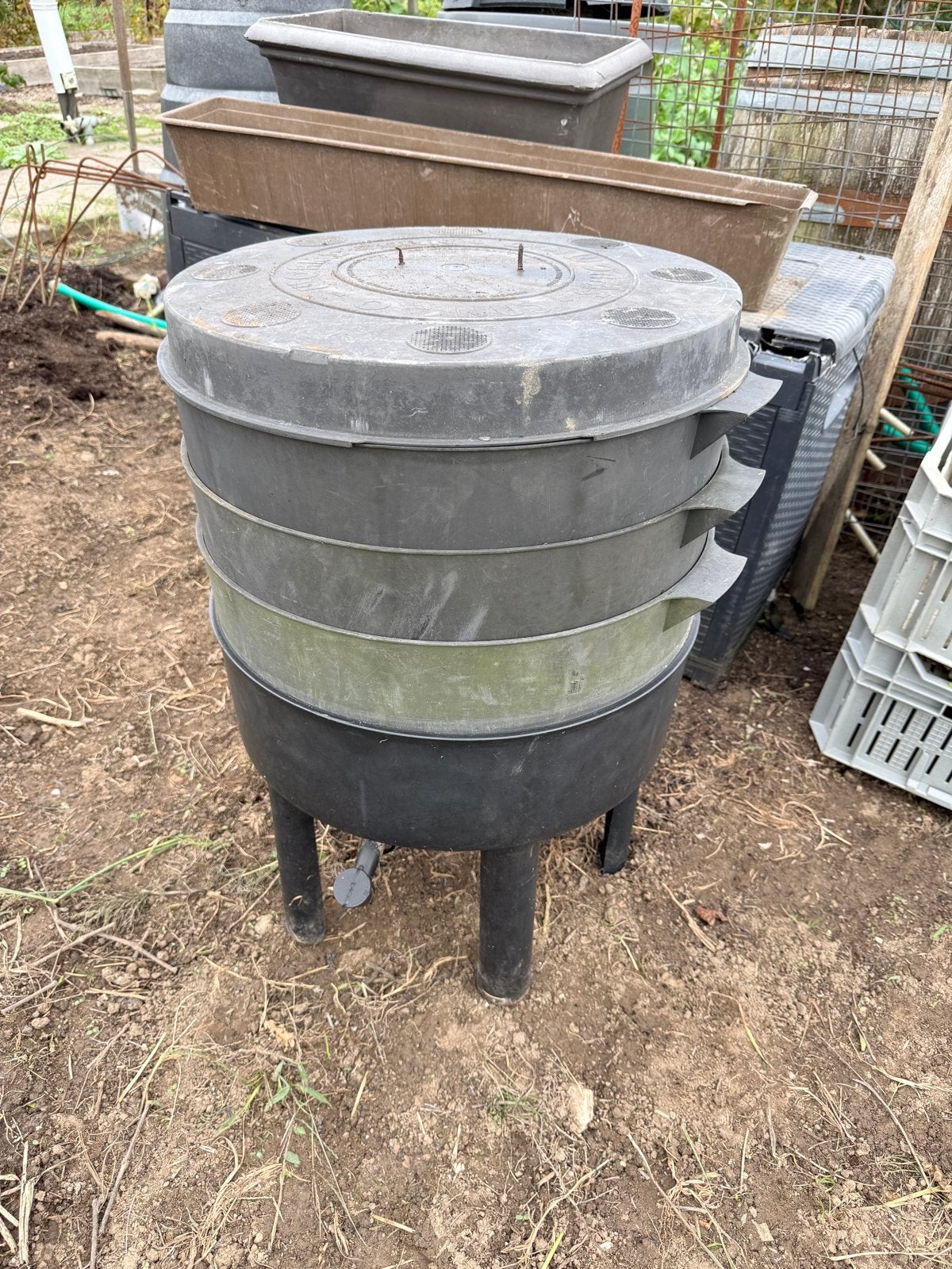 Wormenhotel / Wormenbak voor compost, Ophalen, Gebruikt
