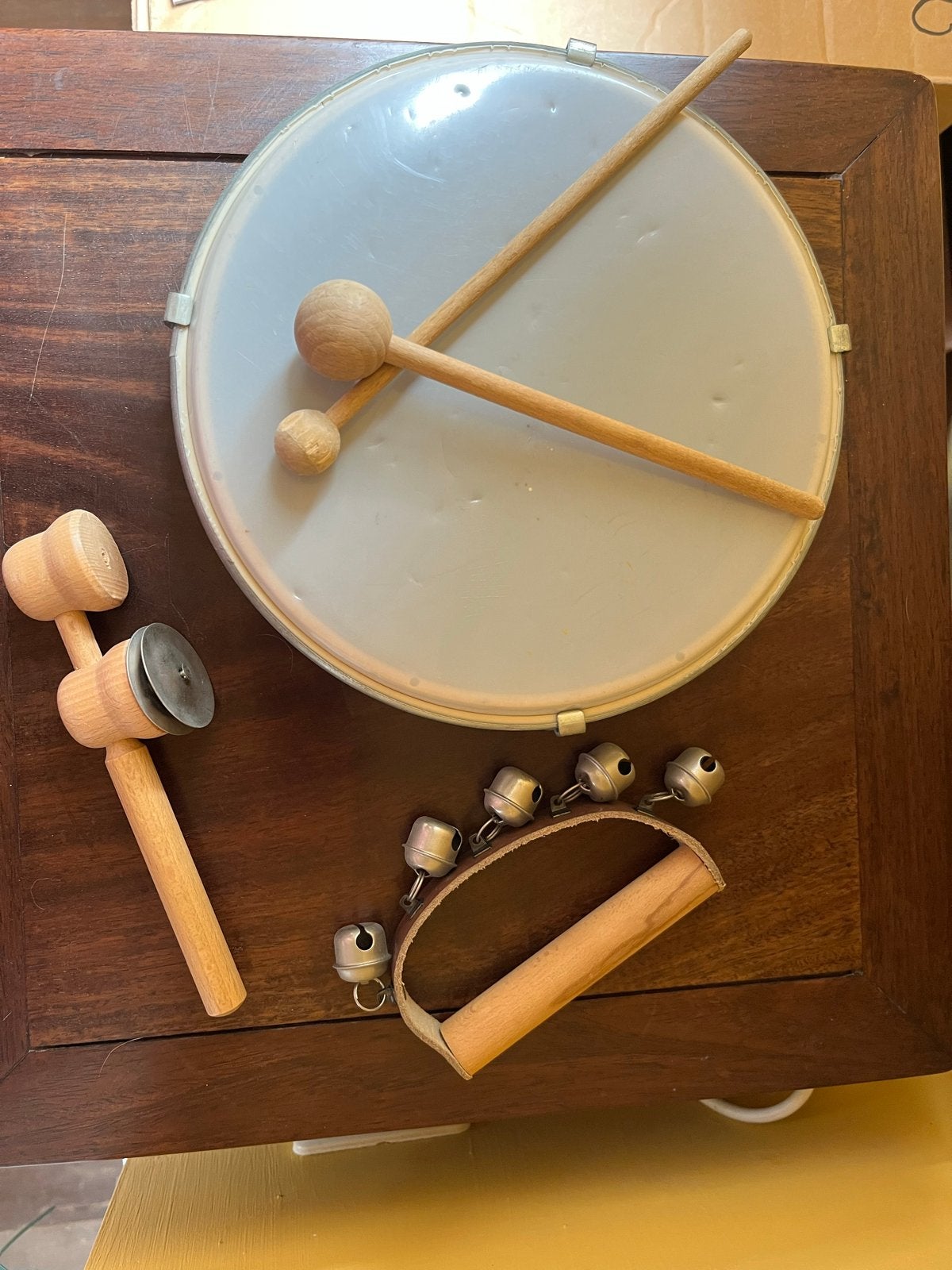 Houten Muziekinstrumenten Set voor Kinderen, Muziek en Instrumenten, Ophalen of Verzenden, Gebruikt, Overige merken