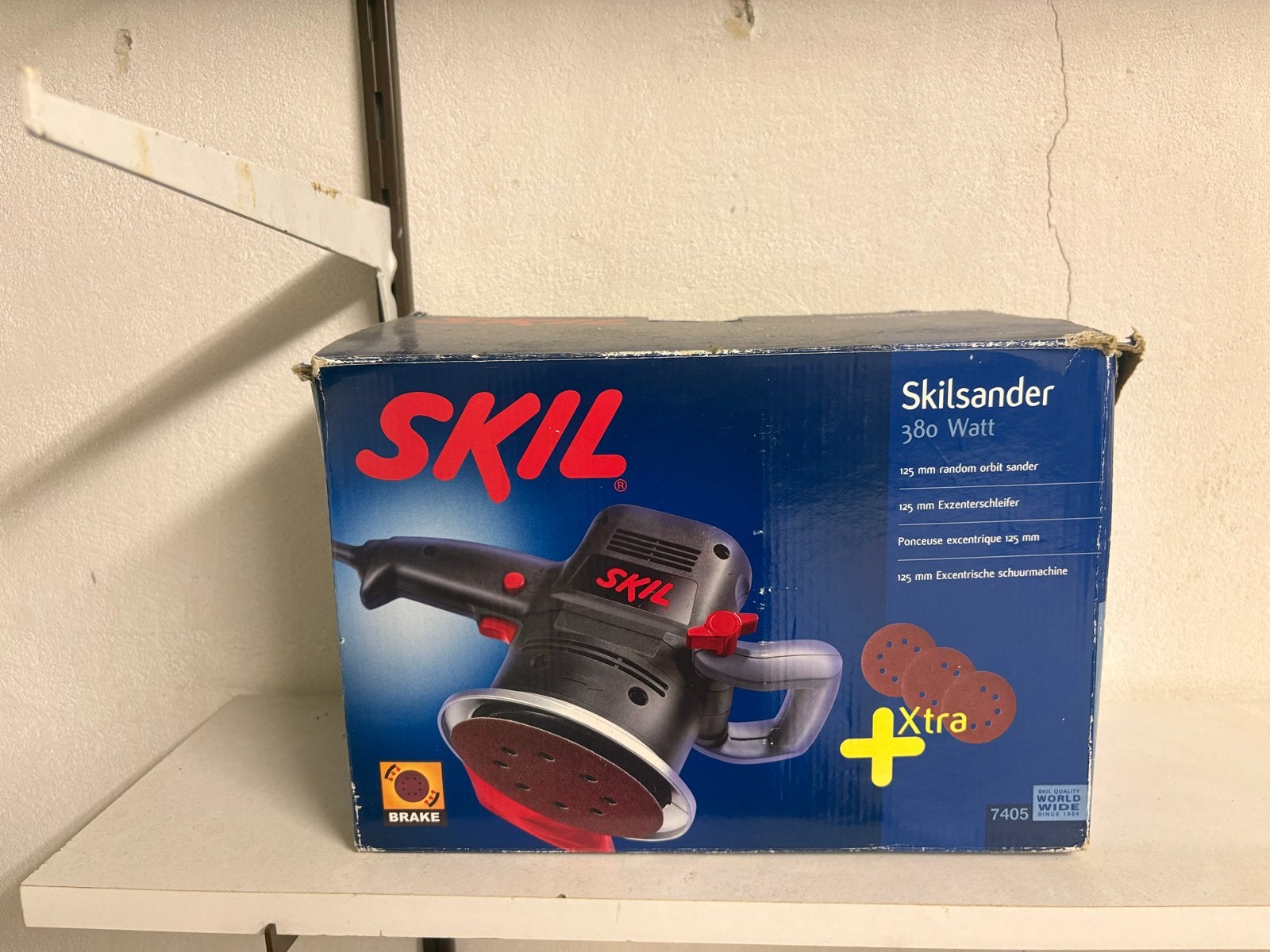 Skil Excentrische Schuurmachine 380 Watt - Nieuw in doos, Doe-het-zelf en Verbouw, Ophalen, Nieuw, Minder dan 600 watt, Excentrische schuurmachine