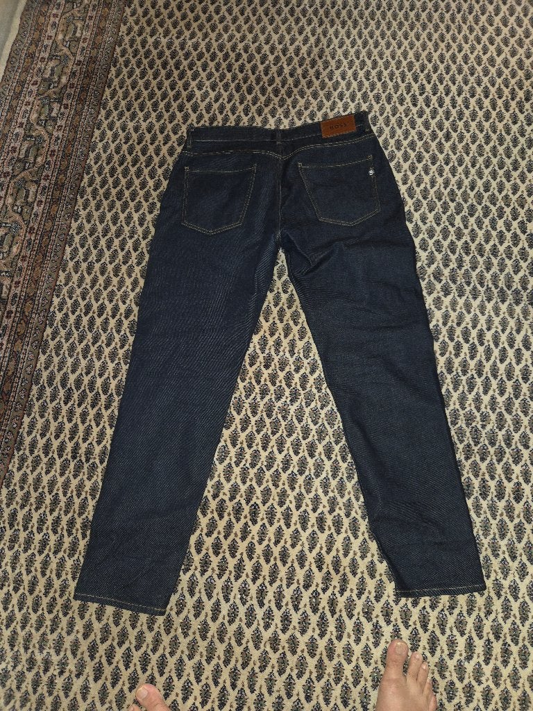 Boss spijkerbroek origineel 34/32 heren donkerblauw, Kleding | Heren, Spijkerbroeken en Jeans, Ophalen of Verzenden, Zo goed als nieuw