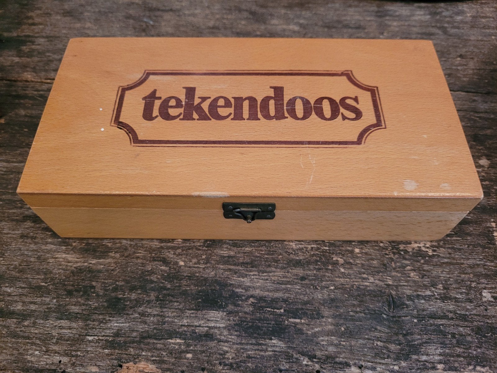 Vintage houten tekendoos, Ophalen of Verzenden, Overige typen
