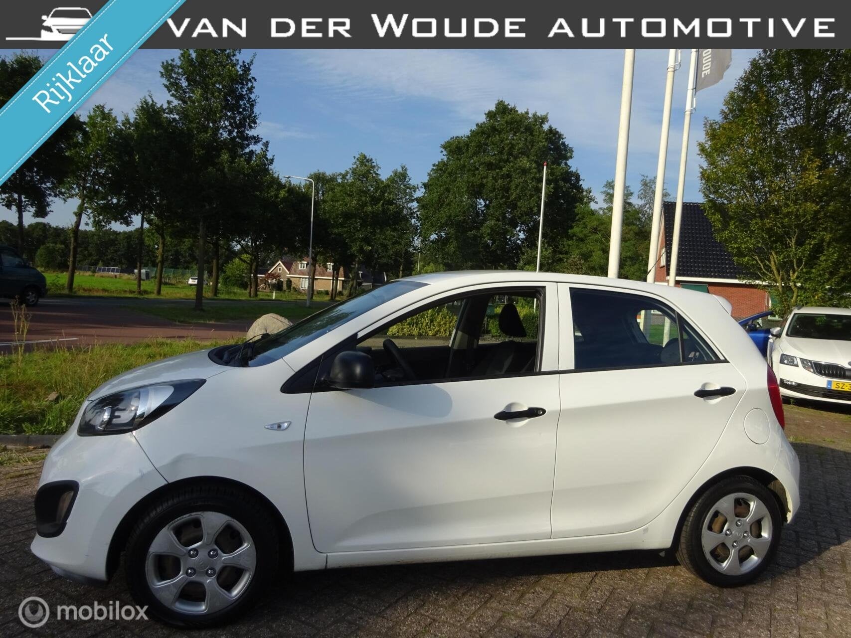 Kia Picanto 1.0 CVVT EconomyLine 5DRS, 2014|Android carplay!, Auto's, Voorwielaandrijving, Euro 5, Stof, 400 kg