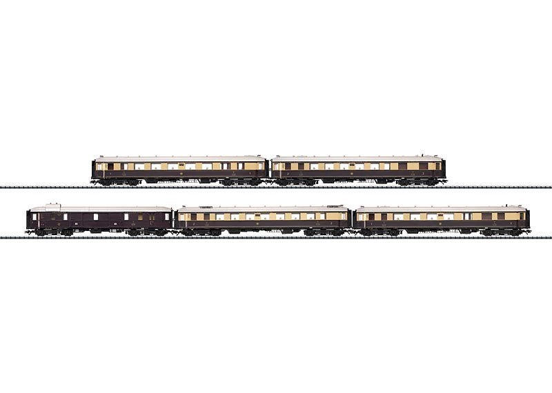 Trix 23430 "Rheingold Wagenset" DC Periode II Schaal H0, Ophalen, Gelijkstroom, Trix, Wagon