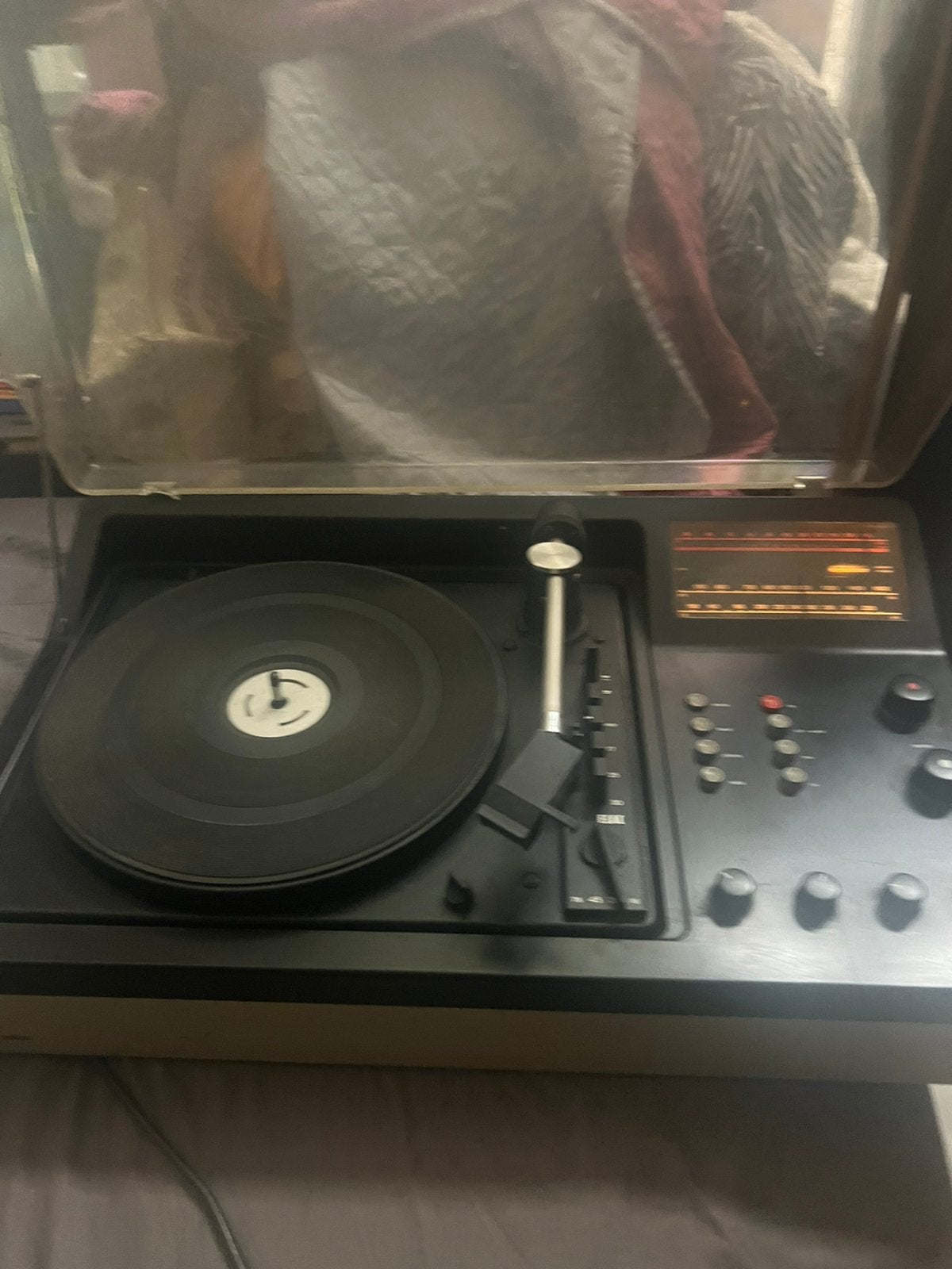 Vintage Braun radio/platenspeler., Ophalen, Gebruikt, Overige merken