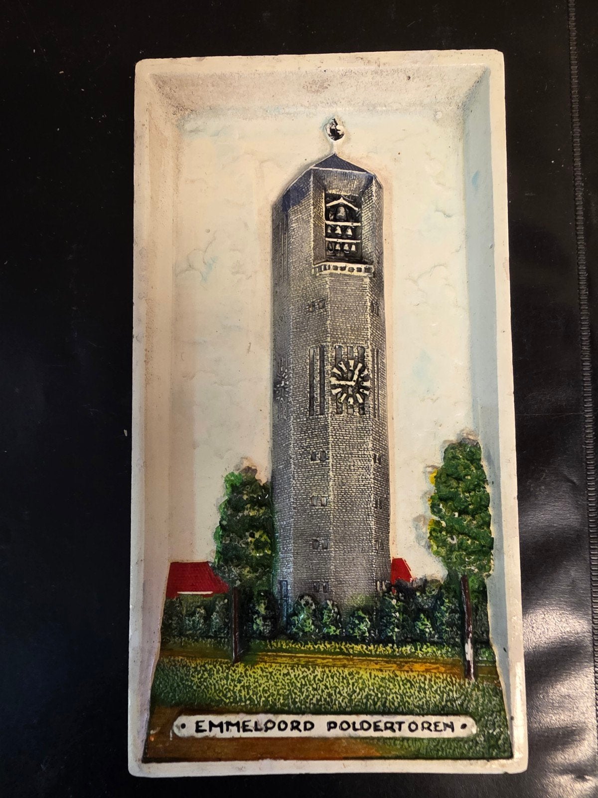 Emmeloord Poldertoren Reliëf Plaquette, Antiek en Kunst, Ophalen of Verzenden