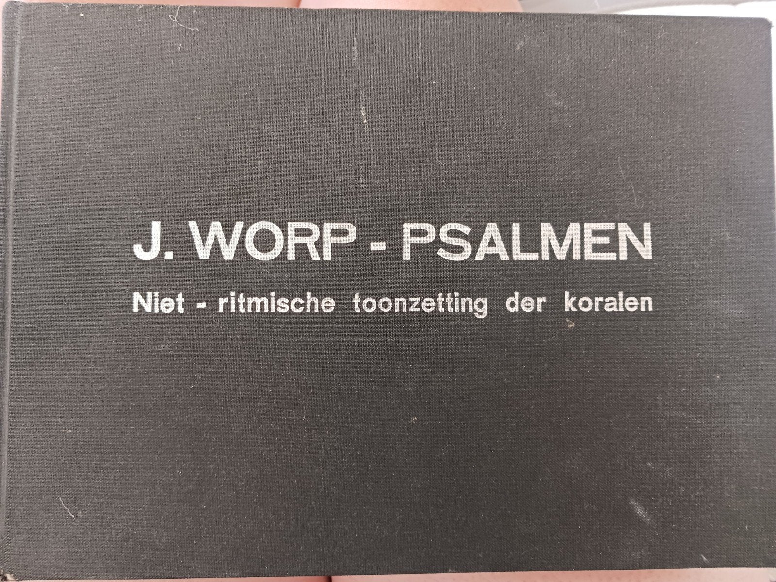 bladmuziek Psalmen -  J.Worp, Ophalen of Verzenden, Gelezen, J. Worp