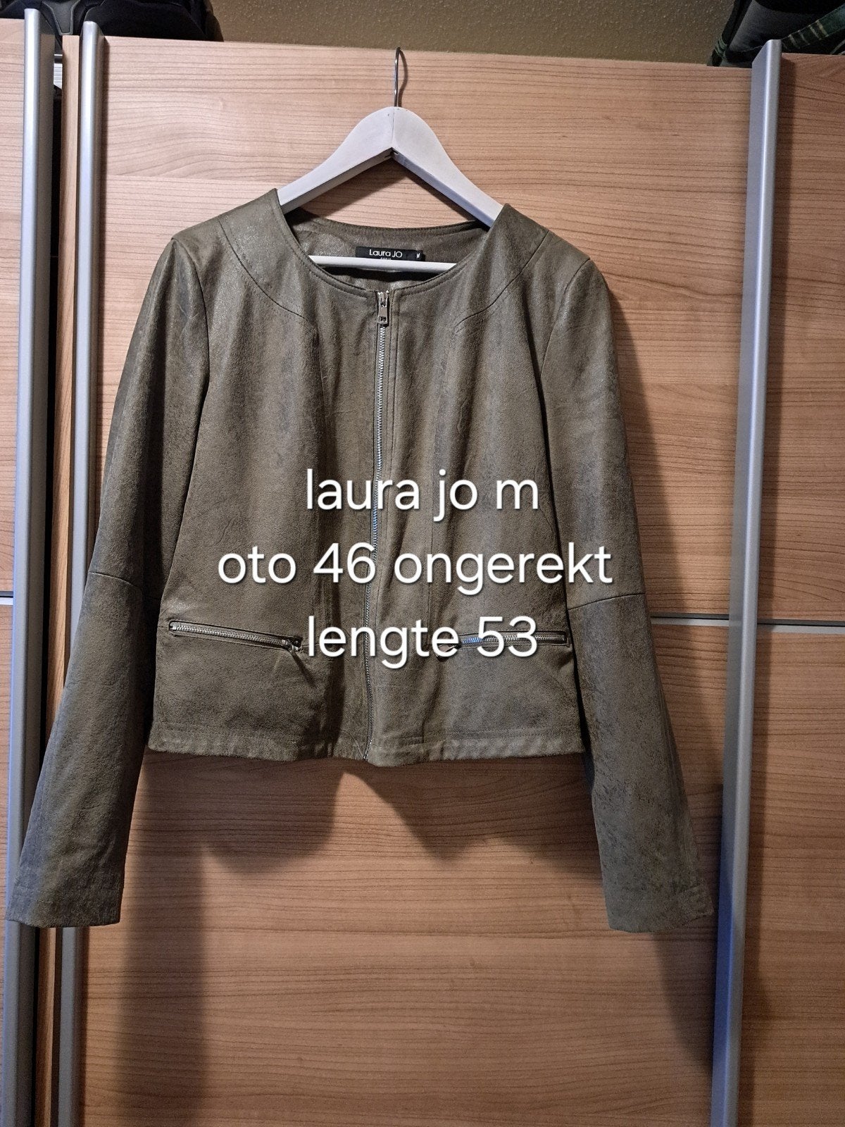 Laura jo jasje groen maat m, Maat 38/40 (M), Ophalen of Verzenden, Zo goed als nieuw, Groen