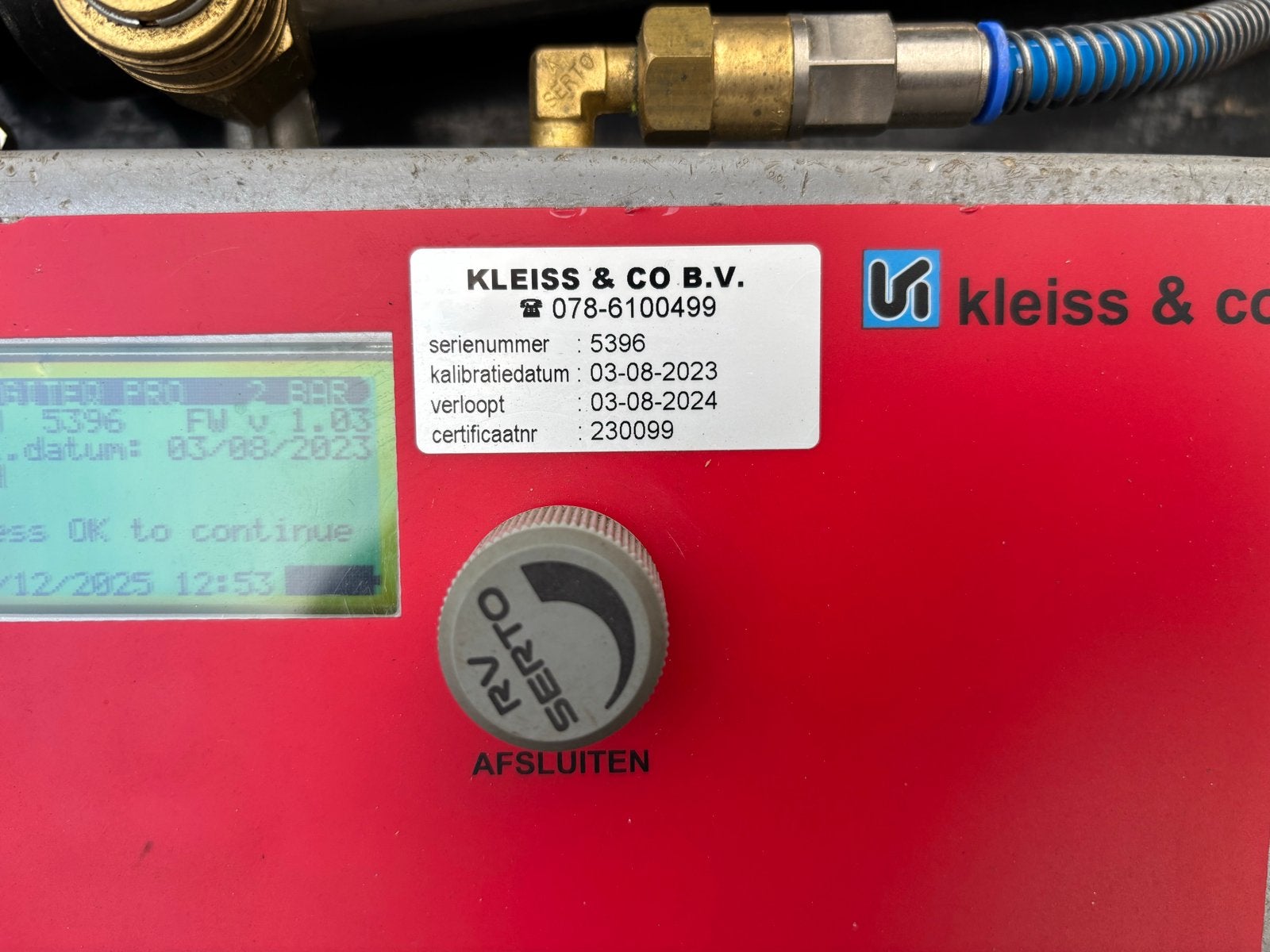Kleiss & Co B.V. DIGITEQ PRO Drukmeetapparaat, Ophalen of Verzenden, Gebruikt